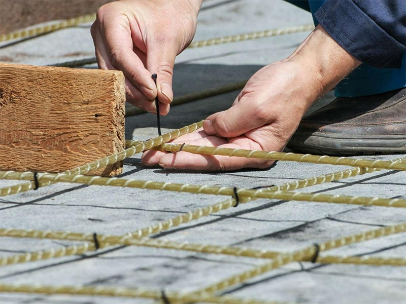 GFRP Rebar Construction site